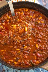 Three Bean Beef Chili